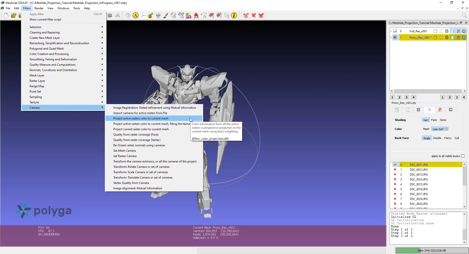 Gundam Exia 3D Scanning File Figure