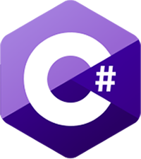 Programmable API C# Sharp Code Web application Colorful Illustrated Icon