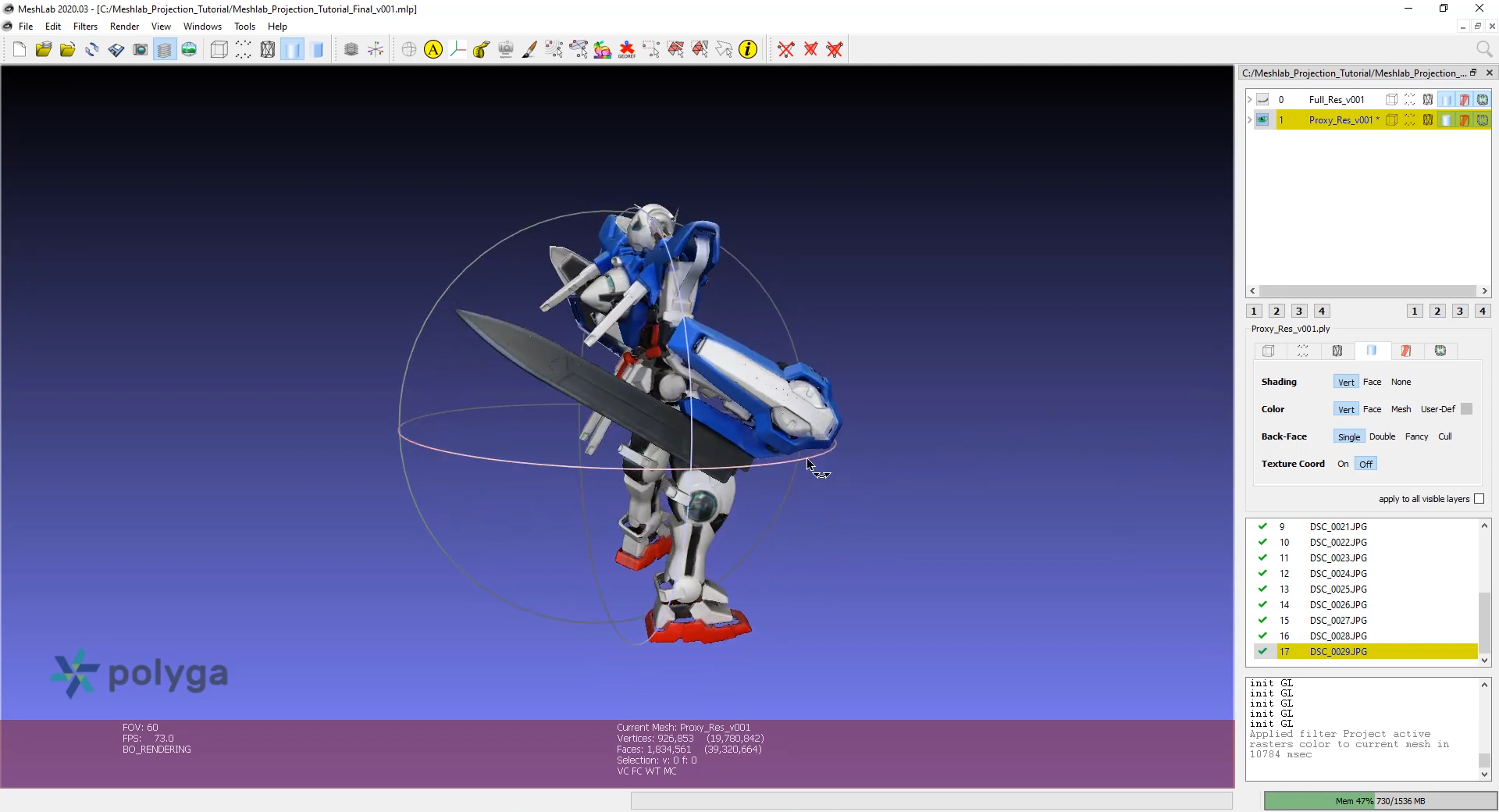 Gundam Exia 3D Scanning File Figure