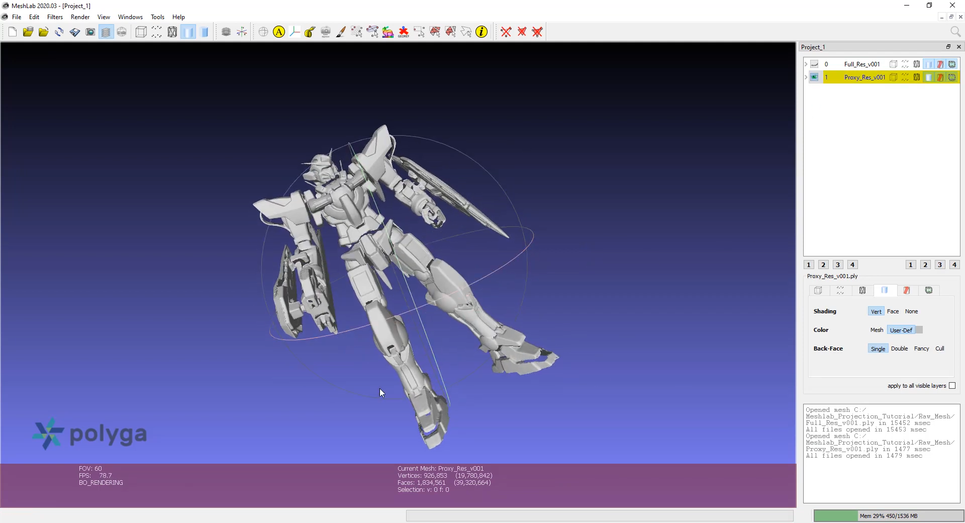 Gundam Exia 3D Scanning File Figure