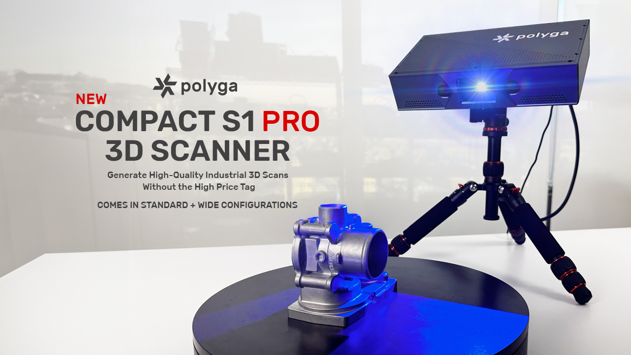 Polyga S1 Pro Professional Industrial Desktop Featured Image 3D Scanner FOV