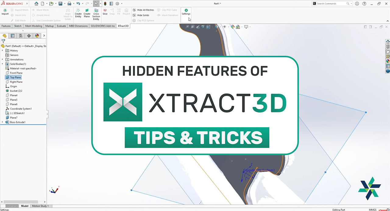 Tips & Tricks Hidden Features of Xtract3D Plugin for Solidworks Polyga