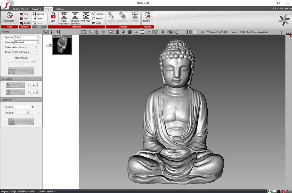 FlexScan3D screenshot