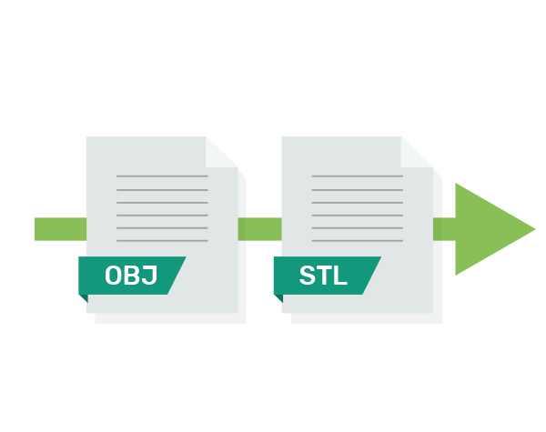 graphic export to stl and obj