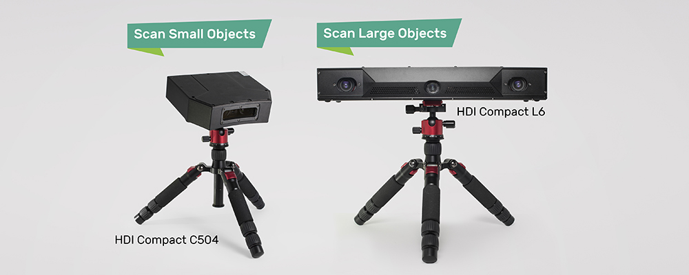 new HDI Compact 3D scanners