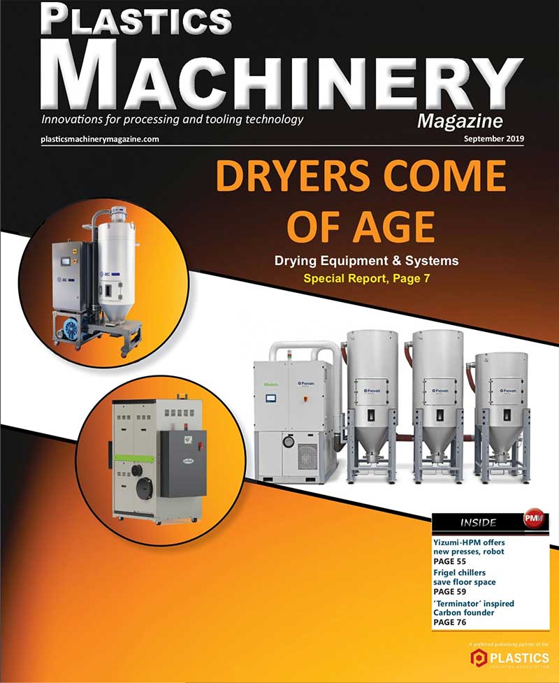 Plastics Machinery Magazine Cover Septemeber 2019